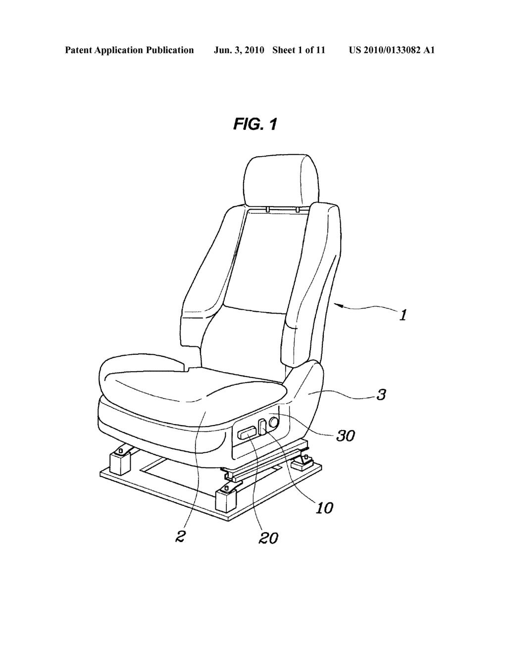 Switch Apparatus for Adjusting Power Seat in Vehicle - diagram, schematic, and image 02