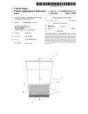 CUP INCLUDING A COMPARTMENT IN THE FORM OF AN INVERTED CUP diagram and image