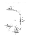 Device for supporting a safety line diagram and image