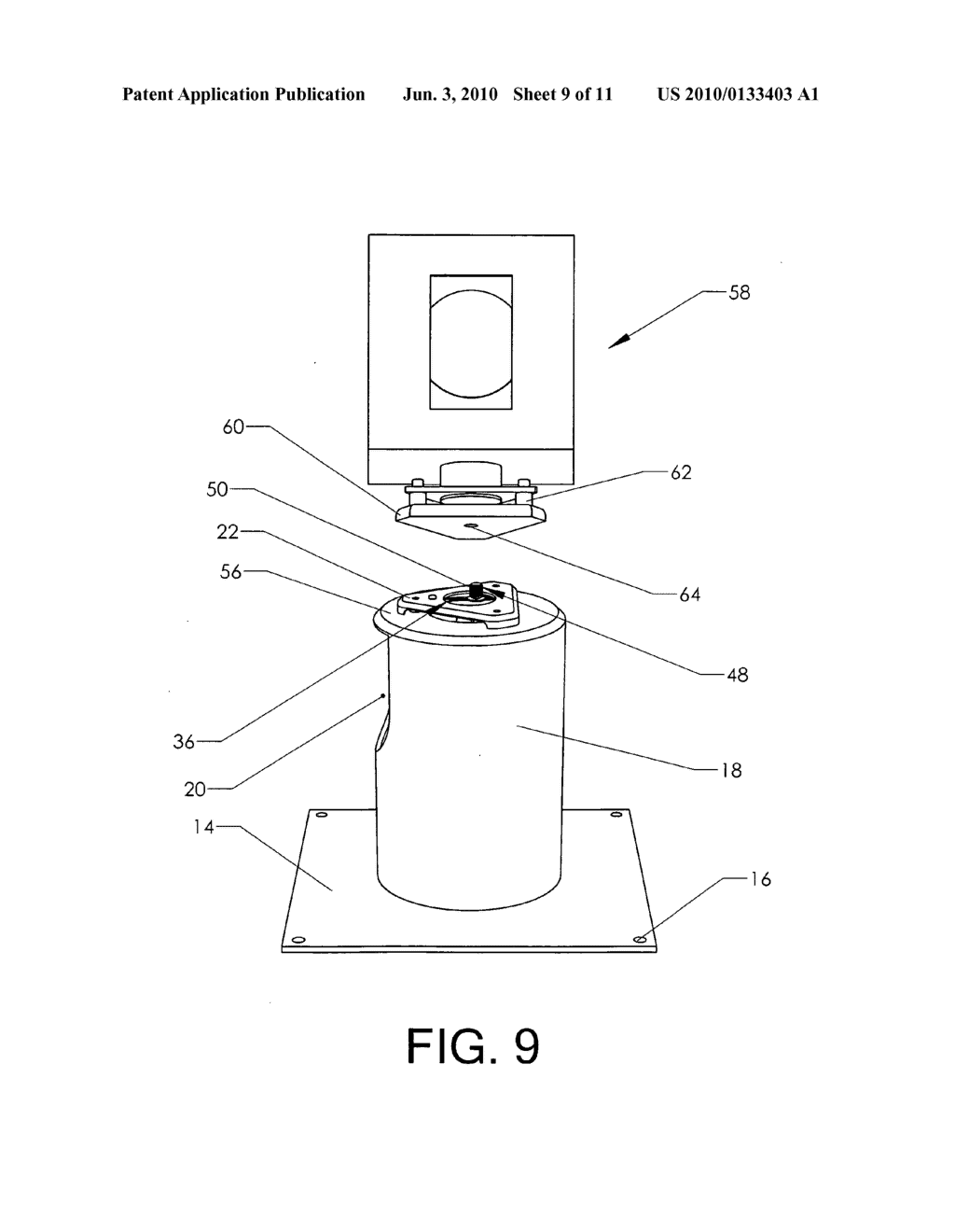 Mounting pedestal - diagram, schematic, and image 10