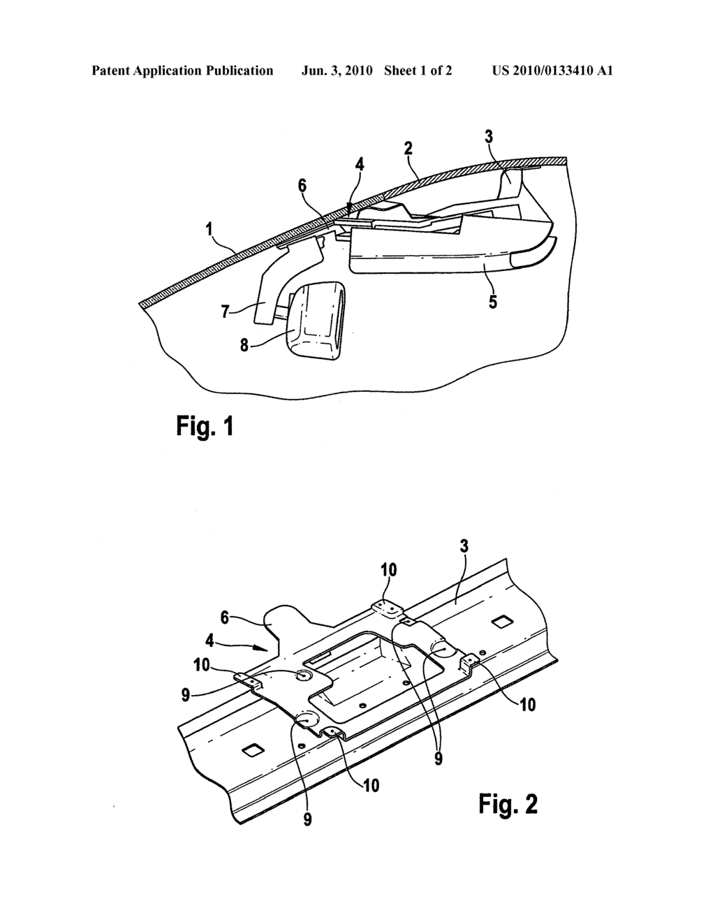 ARRANGEMENT FOR FASTENING FUNCTIONAL UNITS IN A VEHICLE - diagram, schematic, and image 02