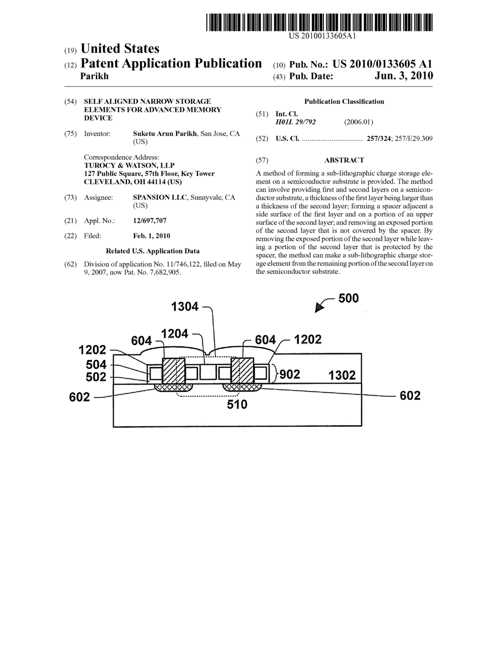 SELF ALIGNED NARROW STORAGE ELEMENTS FOR ADVANCED MEMORY DEVICE - diagram, schematic, and image 01