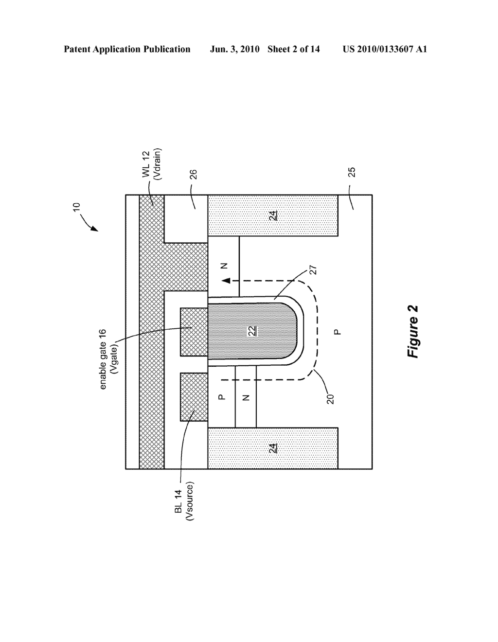 Recessed Channel Negative Differential Resistance-Based Memory Cell - diagram, schematic, and image 03