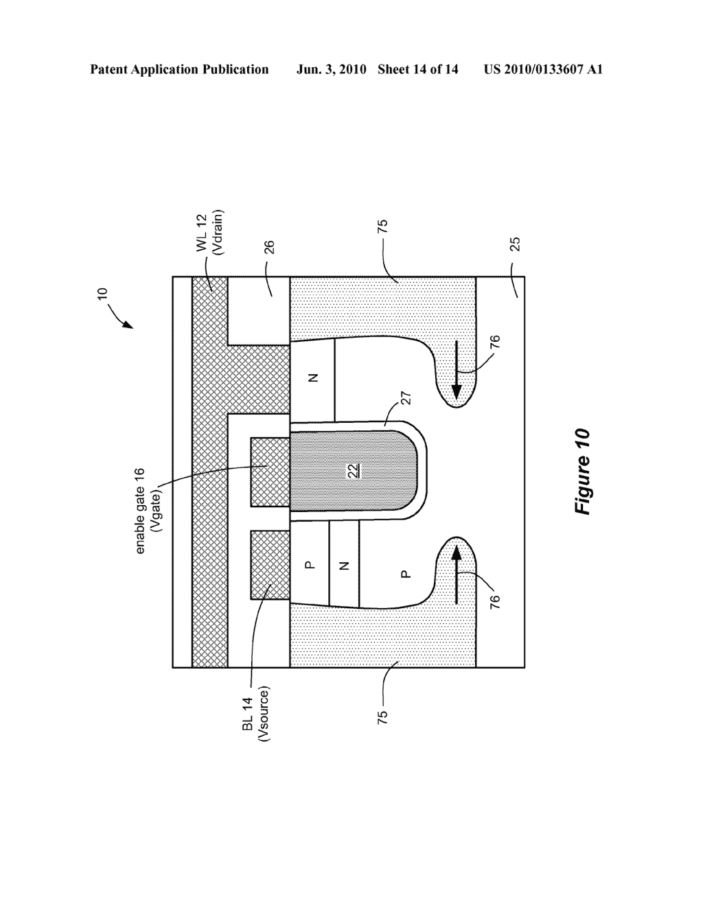 Recessed Channel Negative Differential Resistance-Based Memory Cell - diagram, schematic, and image 15