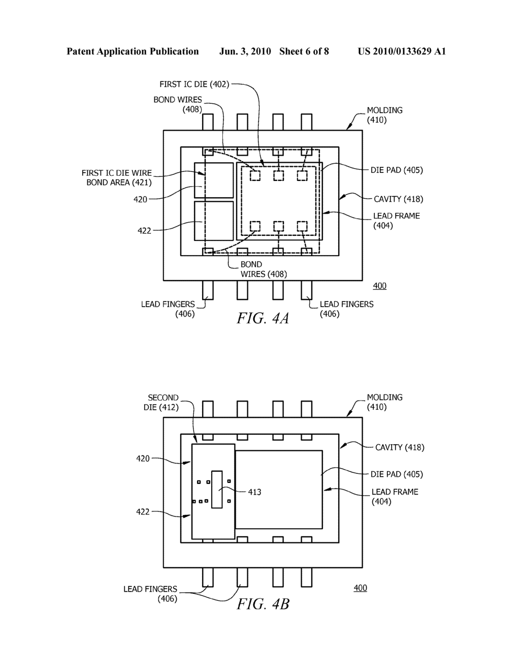 INTEGRATED SENSOR INCLUDING SENSING AND PROCESSING DIE MOUNTED ON OPPOSITE SIDES OF PACKAGE SUBSTRATE - diagram, schematic, and image 07