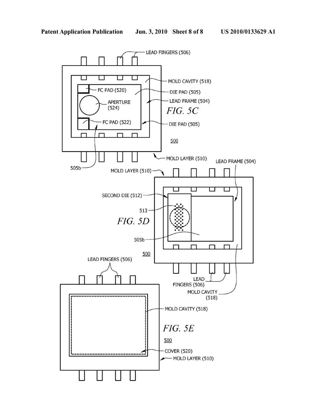 INTEGRATED SENSOR INCLUDING SENSING AND PROCESSING DIE MOUNTED ON OPPOSITE SIDES OF PACKAGE SUBSTRATE - diagram, schematic, and image 09