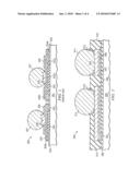 Semiconductor Device with Solder Bump Formed on High Topography Plated Cu Pads diagram and image