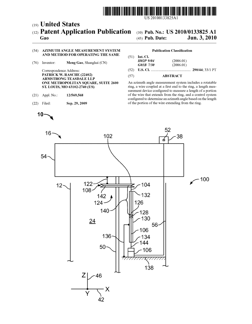 AZIMUTH ANGLE MEASUREMENT SYSTEM AND METHOD FOR OPERATING THE SAME - diagram, schematic, and image 01