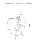 Lock release latch assembly for a collapsible chair having a fold-down back diagram and image