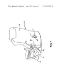 Lock release latch assembly for a collapsible chair having a fold-down back diagram and image