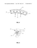 CHAIR HAVING ELASTIC BANDS FOR SUPPORT SURFACES AND DEVICE FOR SECURING THE BANDS TO THE CHAIR diagram and image