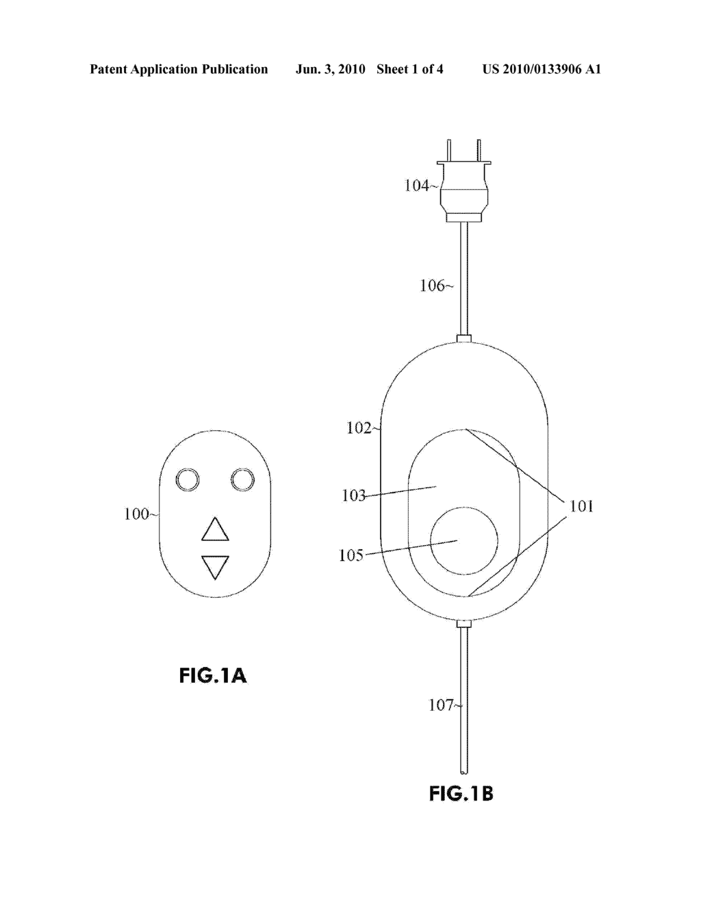 Remote Controlled Extension Cord with Embedded Housing for a Remote Control - diagram, schematic, and image 02