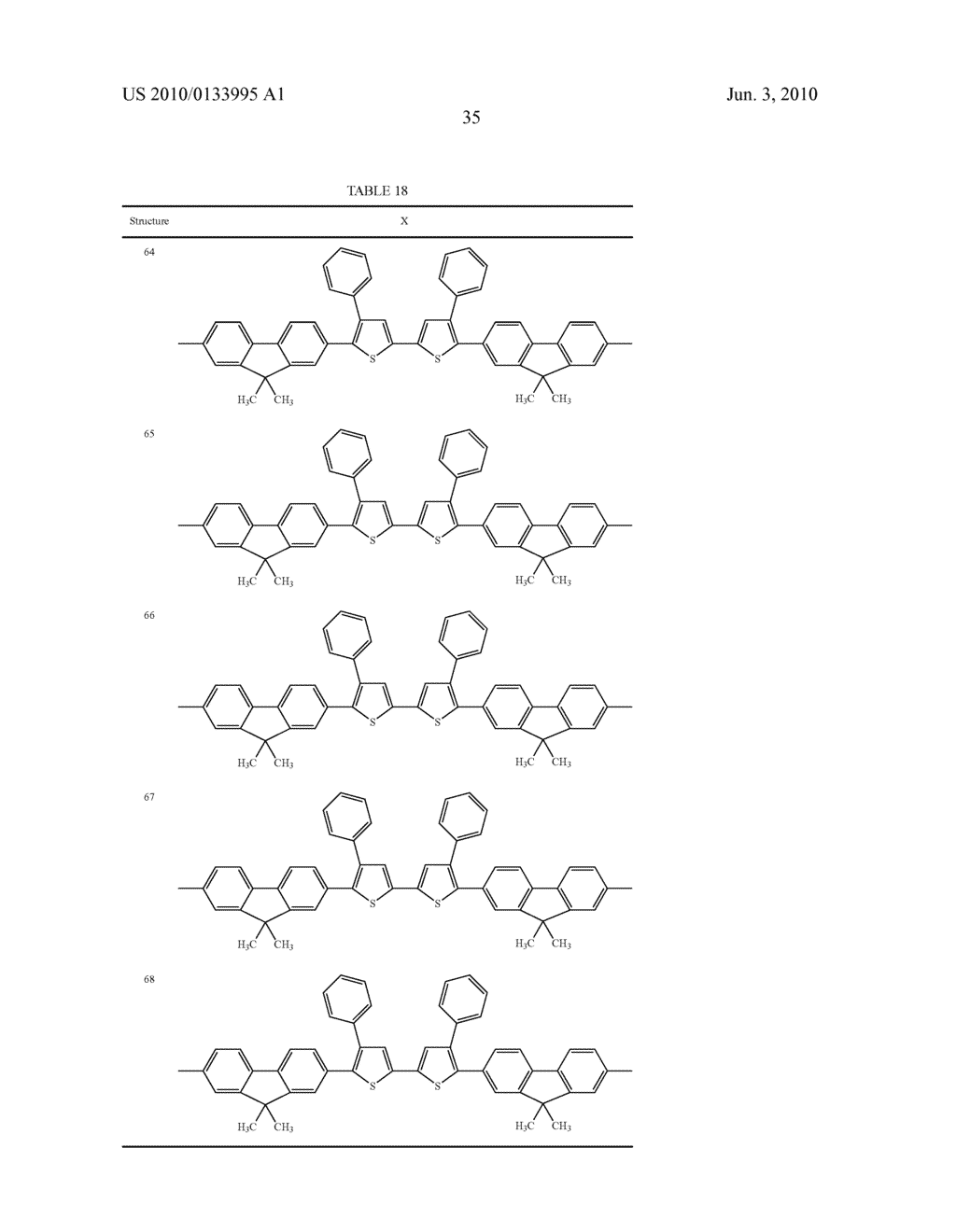 Novel thiophene-containing compound and thiophene-containing compound polymer, organic electroluminescent device, production method thereof, and image display medium - diagram, schematic, and image 46