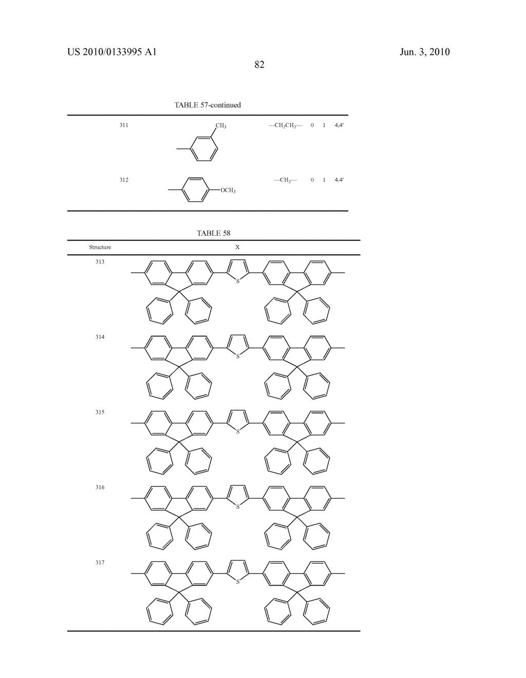 Novel thiophene-containing compound and thiophene-containing compound polymer, organic electroluminescent device, production method thereof, and image display medium - diagram, schematic, and image 93