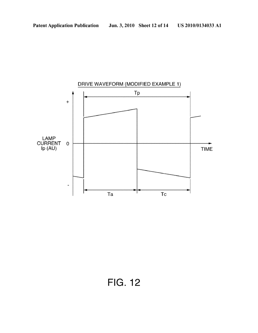 DRIVING METHOD FOR DISCHARGE LAMP, DRIVING DEVICE FOR DISCHARGE LAMP, LIGHT SOURCE DEVICE, AND IMAGE DISPLAY APPARATUS - diagram, schematic, and image 13