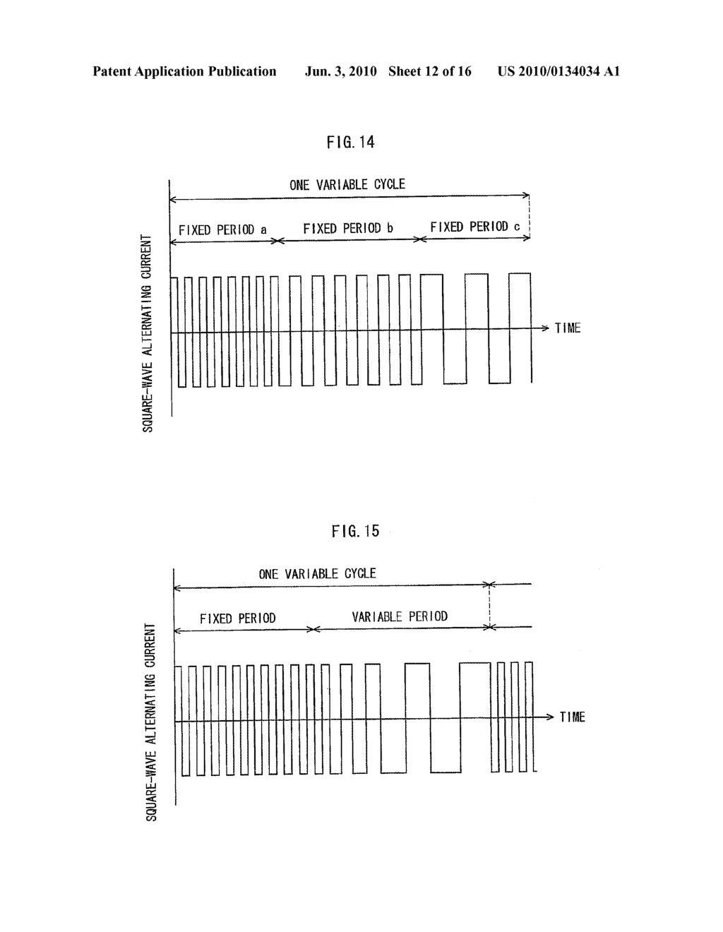 HIGH-PRESSURE DISCHARGE LAMP LIGHTING DEVICE WITH ALTERNATING CURRENT FREQUENCY TIME PERIODS - diagram, schematic, and image 13