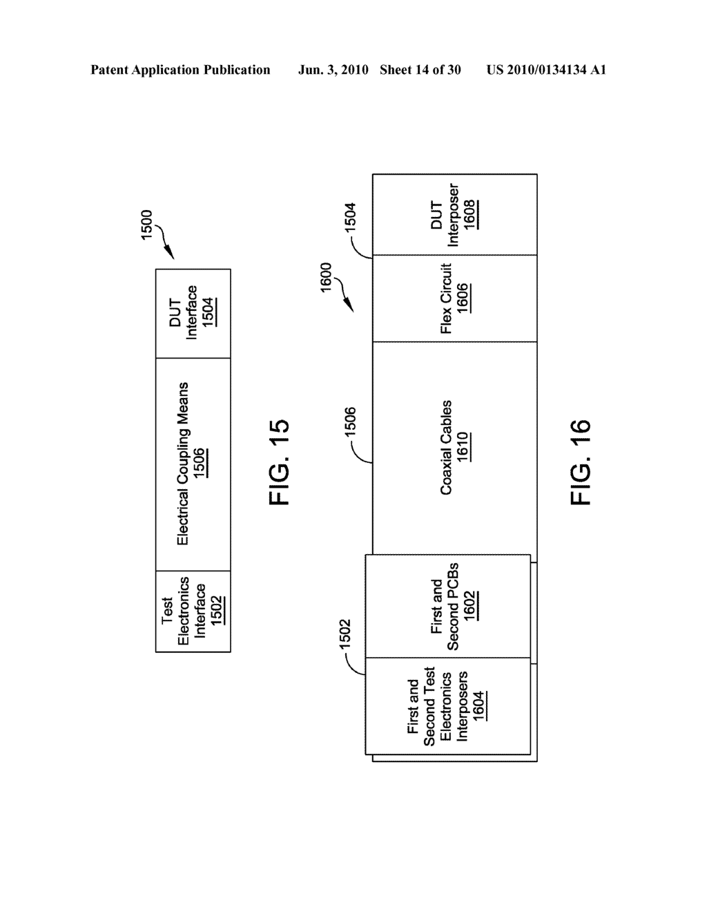 TEST ELECTRONICS TO DEVICE UNDER TEST INTERFACES, AND METHODS AND APPARATUS USING SAME - diagram, schematic, and image 15