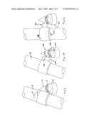 ALIGNMENT OF FLAGSTAFFS IN THE MARCHING FORMATIONS diagram and image