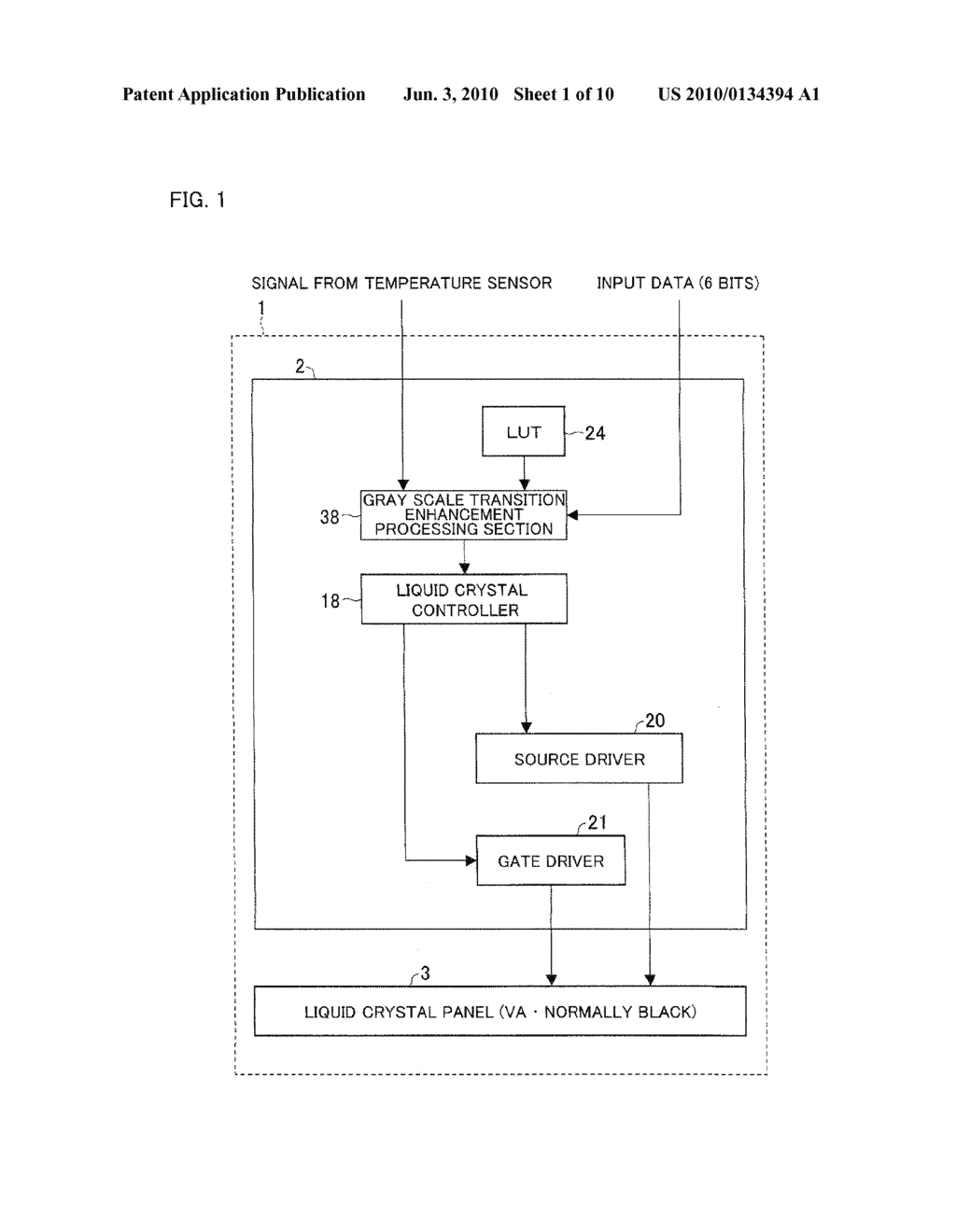 LIQUID CRYSTAL DISPLAY DEVICE, MOBILE ELECTRONIC APPARATUS, IN-VEHICLE ELECTRONIC APPARATUS - diagram, schematic, and image 02