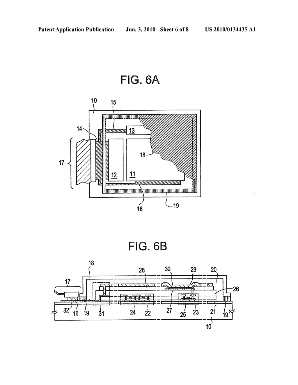 TOUCH PANEL, DISPLAY DEVICE PROVIDED WITH TOUCH PANEL AND ELECTRONIC EQUIPMENT PROVIDED WITH DISPLAY DEVICE - diagram, schematic, and image 07