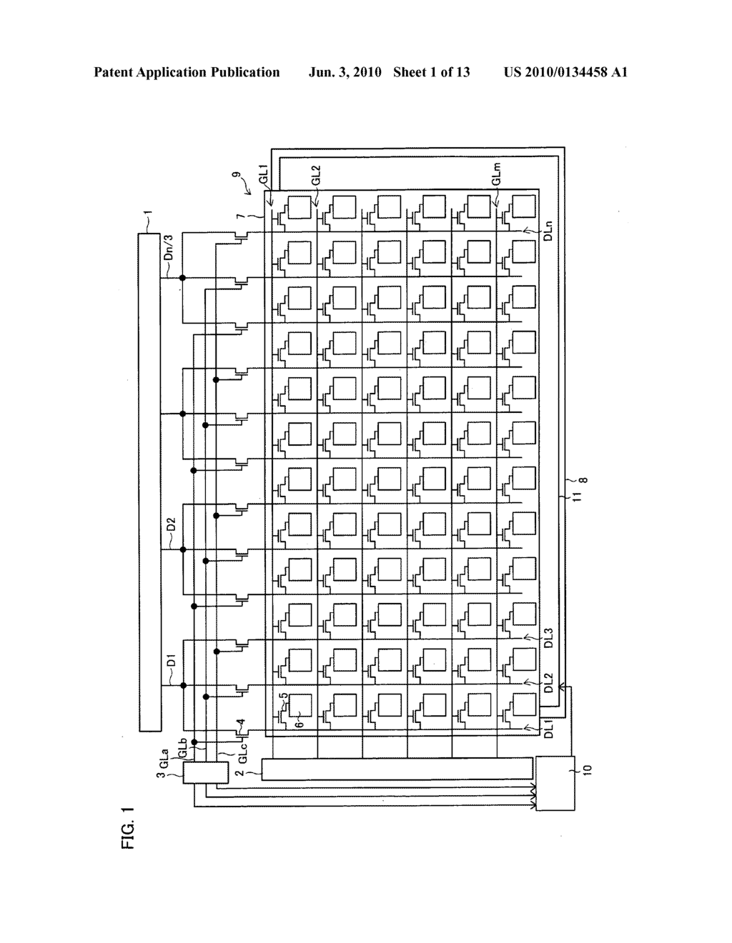 LIQUID CRYSTAL DISPLAY DEVICE AND METHOD AND CIRCUIT FOR DRIVING THE SAME - diagram, schematic, and image 02