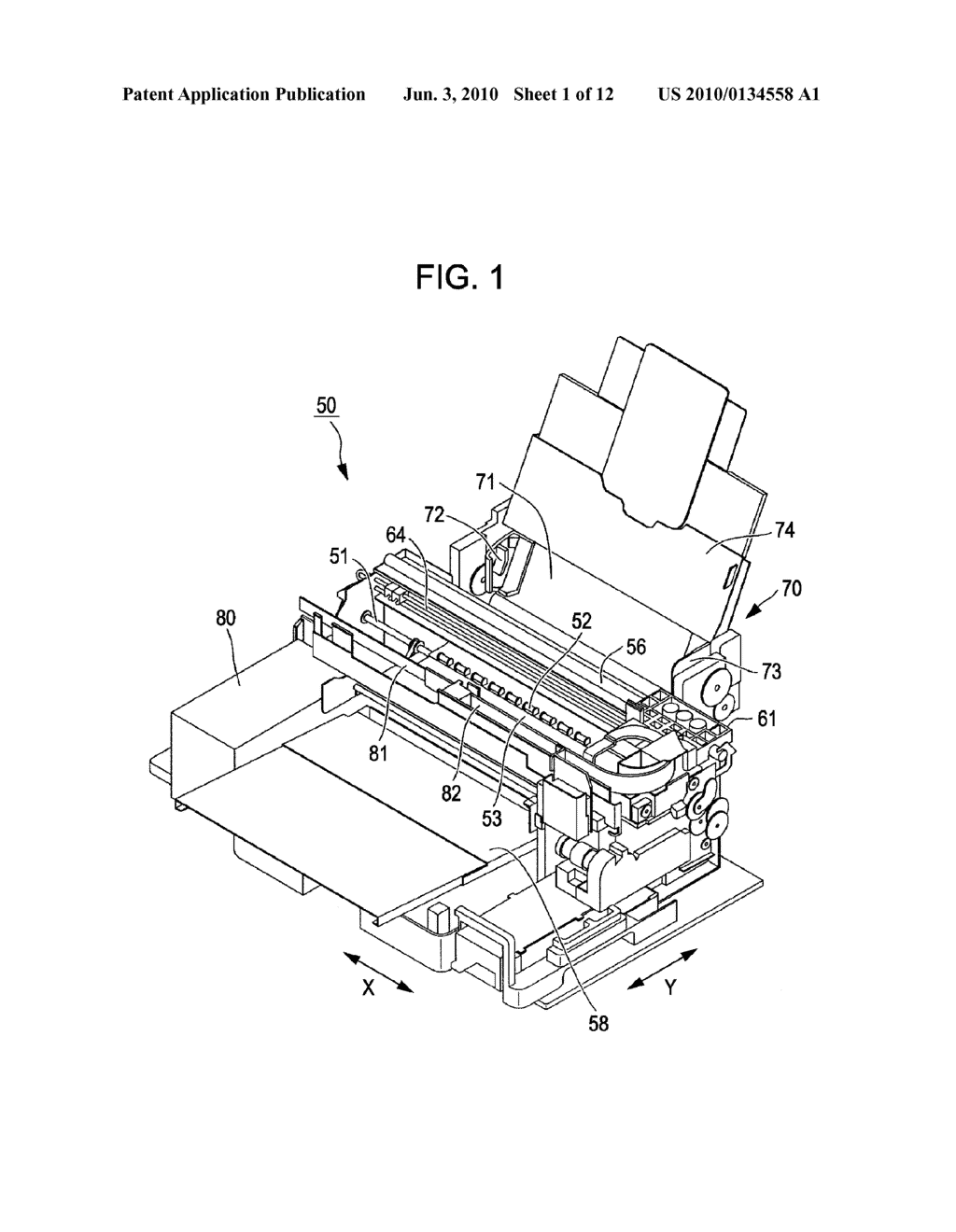 CARRIAGE AND RECORDING APPARATUS PROVIDED THEREWITH - diagram, schematic, and image 02