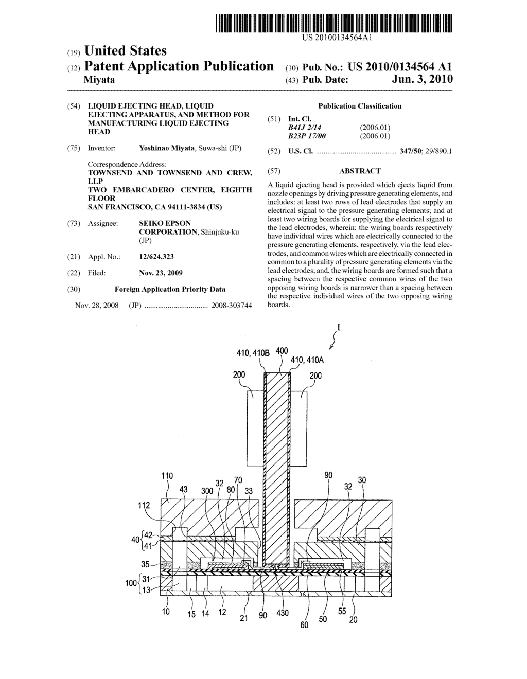 LIQUID EJECTING HEAD, LIQUID EJECTING APPARATUS, AND METHOD FOR MANUFACTURING LIQUID EJECTING HEAD - diagram, schematic, and image 01