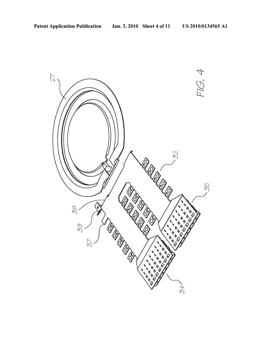 Inkjet Nozzle Device With Static And Movable Nozzle Chamber Portions - diagram, schematic, and image 05