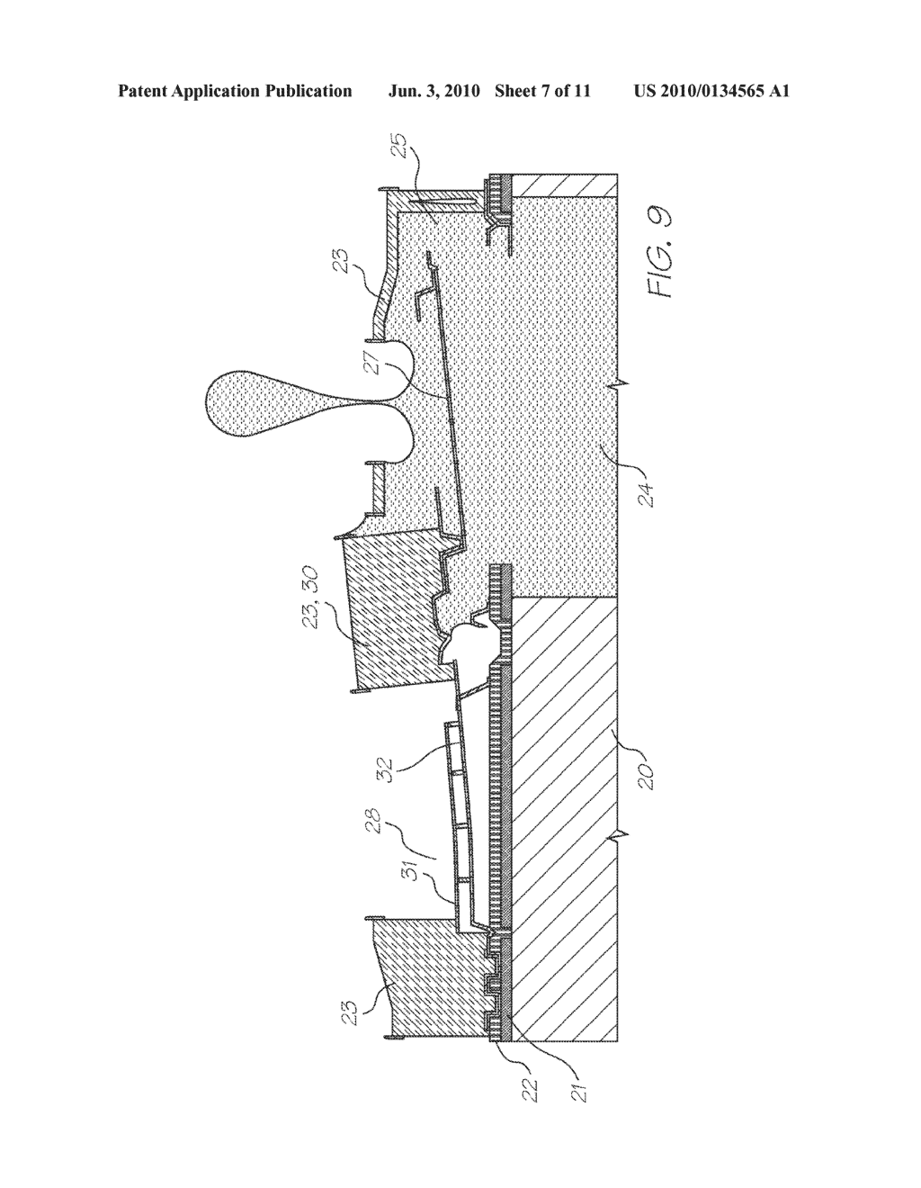 Inkjet Nozzle Device With Static And Movable Nozzle Chamber Portions - diagram, schematic, and image 08