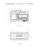 Hand Operated Marking Device Incorporating Printer With Movable Printhead And Replaceable Cartridge diagram and image