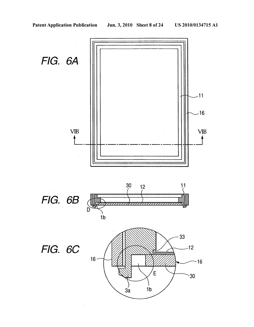 Liquid crystal display device comprising a frame having through holes at a bottom portion and a frame-like mold having protrusions which insert into the through holes - diagram, schematic, and image 09