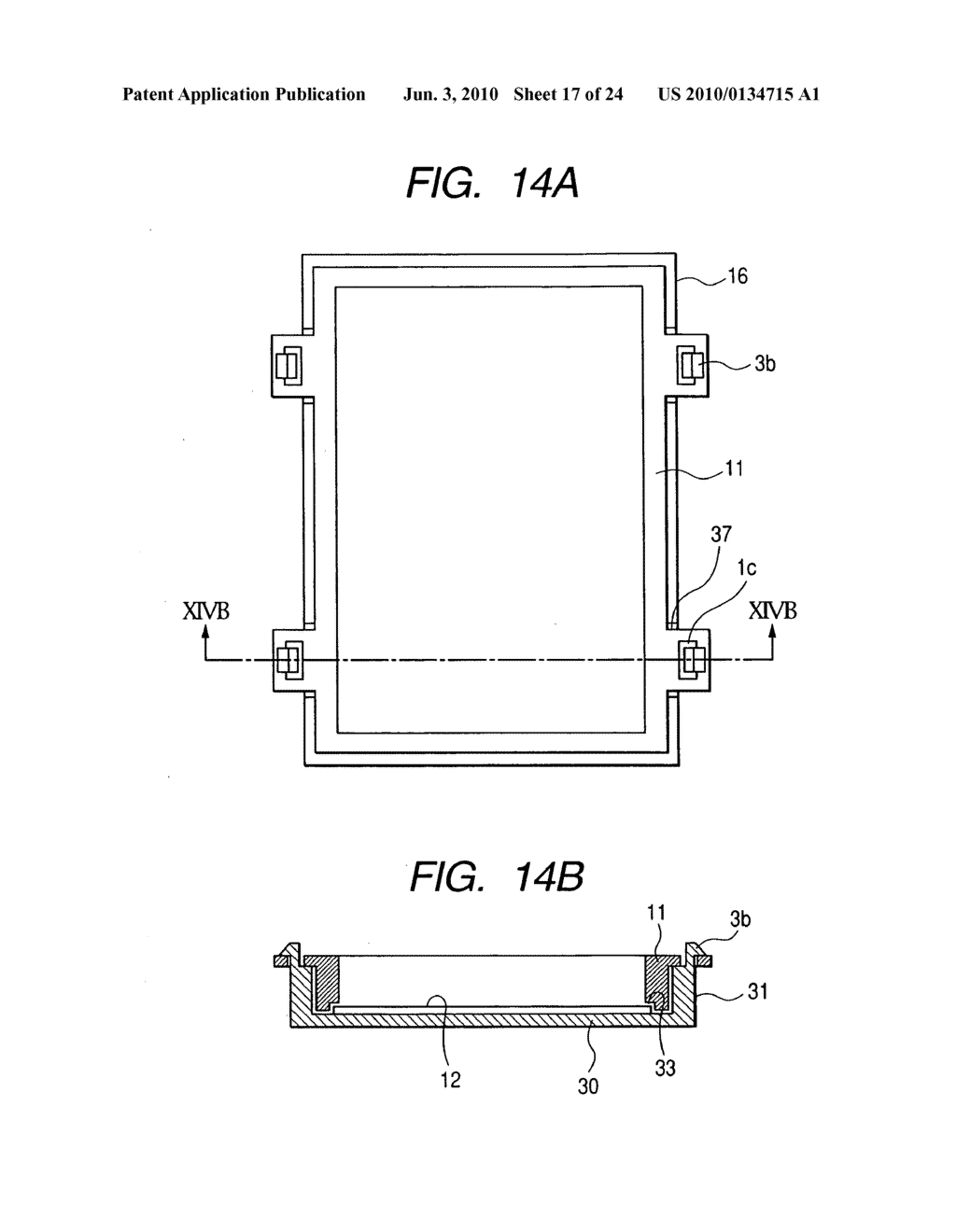 Liquid crystal display device comprising a frame having through holes at a bottom portion and a frame-like mold having protrusions which insert into the through holes - diagram, schematic, and image 18