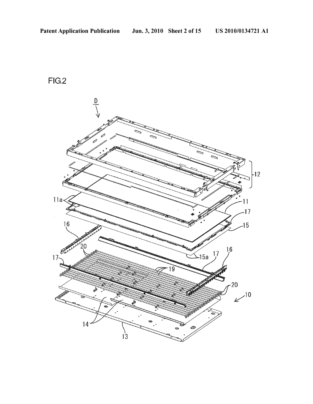 OPTICAL MEMBER UNIT, LIGHTING DEVICE FOR DISPLAY, DISPLAY, AND TELEVISION RECEIVER - diagram, schematic, and image 03