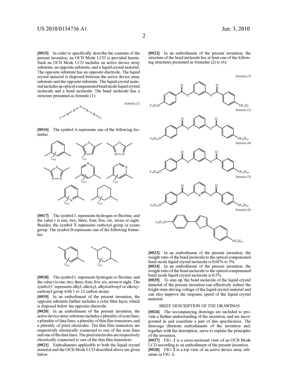 LIQUID CRYSTAL MATERIAL AND OPTICAL COMPENSATED BEND MODE LIQUID CRYSTAL DISPLAY - diagram, schematic, and image 05