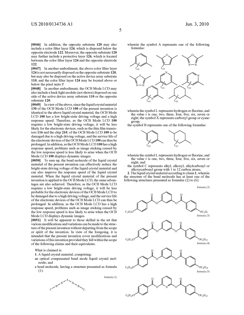 LIQUID CRYSTAL MATERIAL AND OPTICAL COMPENSATED BEND MODE LIQUID CRYSTAL DISPLAY - diagram, schematic, and image 08