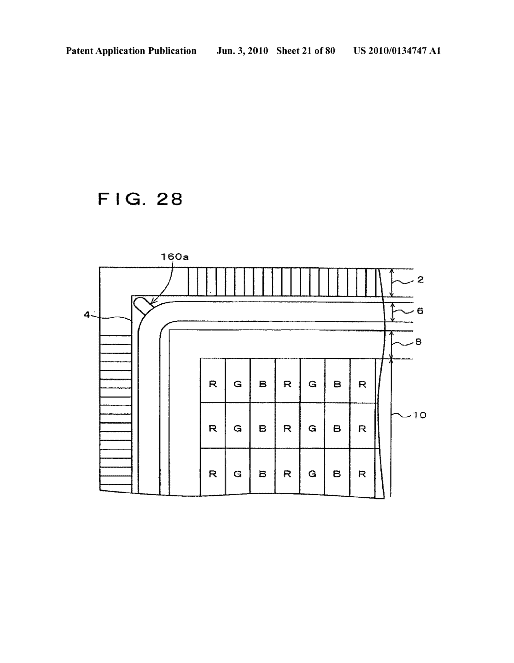 LIQUID CRYSTAL DISPLAY AND METHOD OF FABRICATING THE SAME - diagram, schematic, and image 22