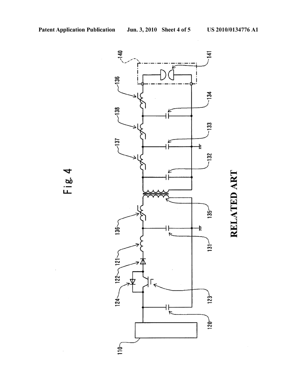 HIGH REPETITION PULSE POWER SOURCE AND EXPOSURE DEVICE WITH HIGH REPETITION POWER SOURCE - diagram, schematic, and image 05