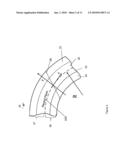 DEVICE COMPRISING A MULTILAYER STRUCTURE AND ROLLERS diagram and image