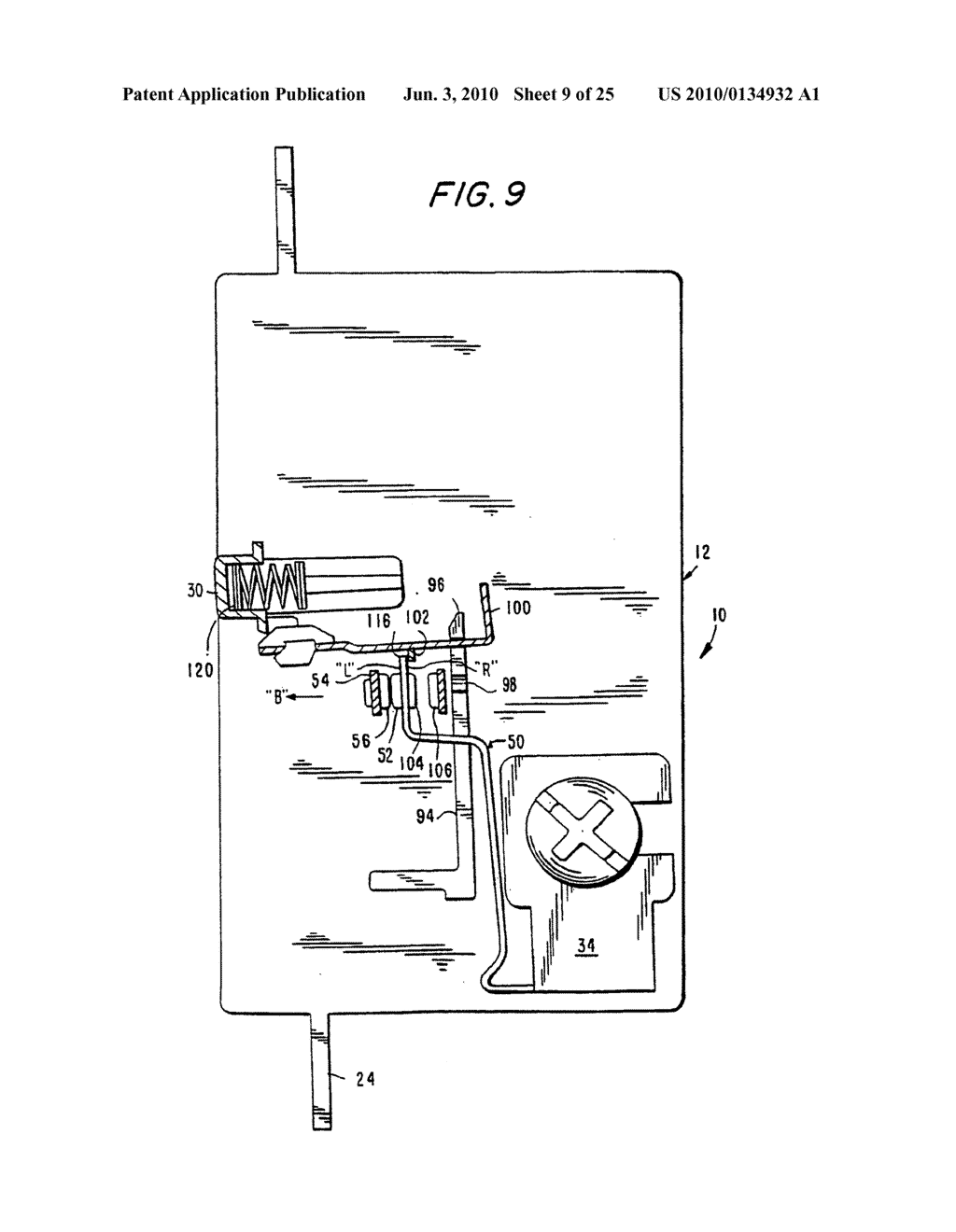 Circuit interrupting device with reset lockout and reverse wiring protection and method of manufacture - diagram, schematic, and image 10