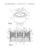 ELECTROMAGNETIC INTERFERENCE FILTER AND METHOD FOR ATTACHING A LEAD AND/OR A FERRULE TO CAPACITOR ELECTRODES diagram and image