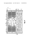 Heat sink assembly having interdigitated cooling fins diagram and image