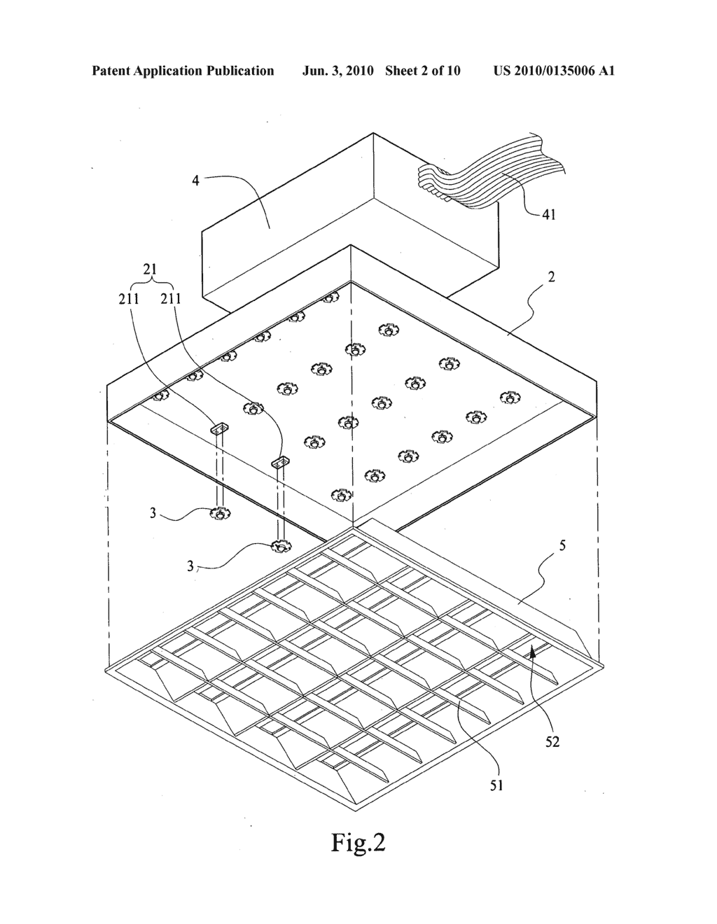 LED light group lamp - diagram, schematic, and image 03