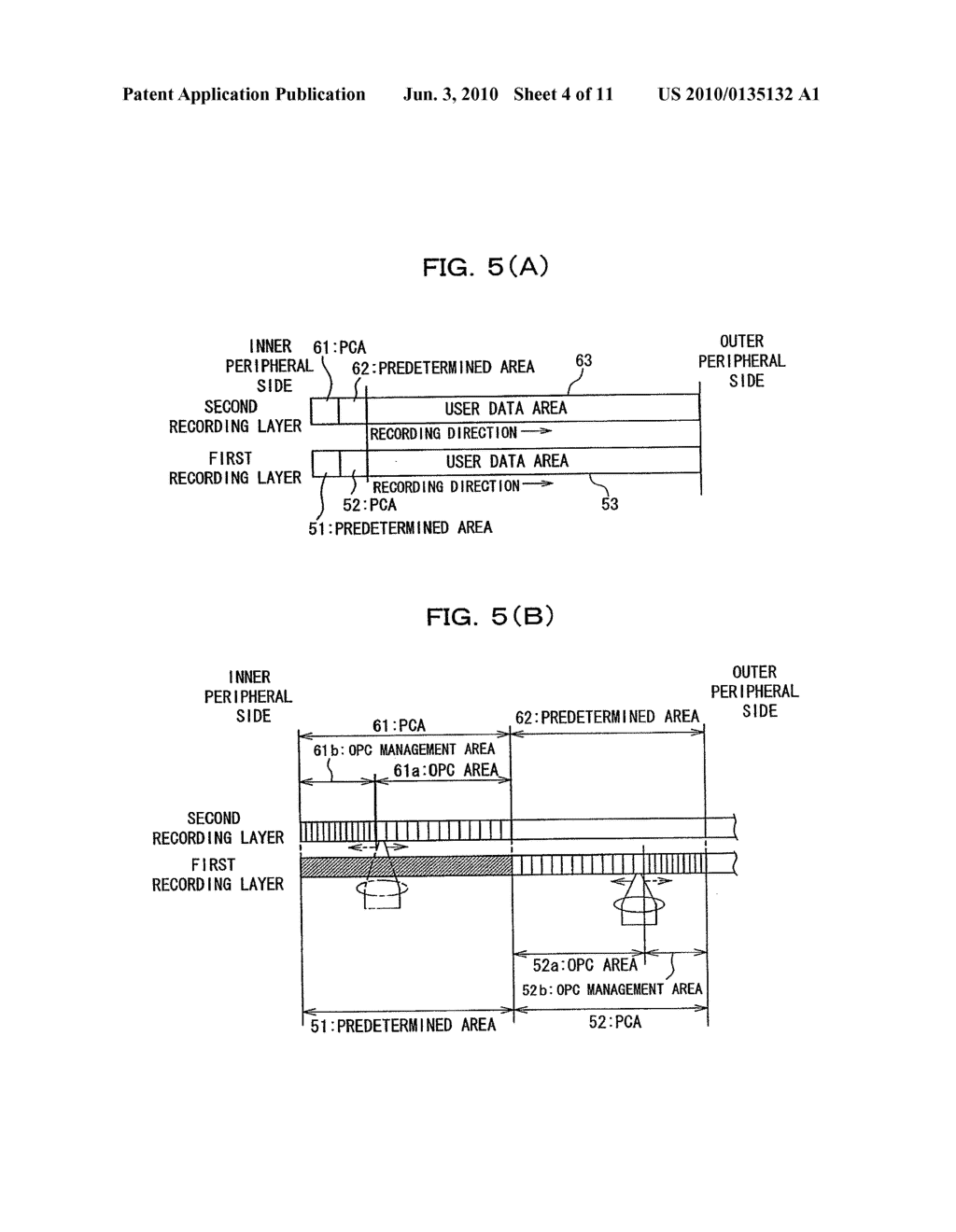 OPTICAL RECORDING MEDIUM WITH POWER CALIBRATION AREAS AND A RECORDING METHOD THEREFOR WITH OPTIMUM POWER CONTROL - diagram, schematic, and image 05