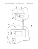 METHOD AND A COMMUNICATION PLATFORM FOR PACKET COMMUNICATION BETWEEN A SERVICE PROVIDER IN A FIRST NETWORK AND A RADIO COMMUNICATION DEVICE IN A SECOND NETWORK diagram and image