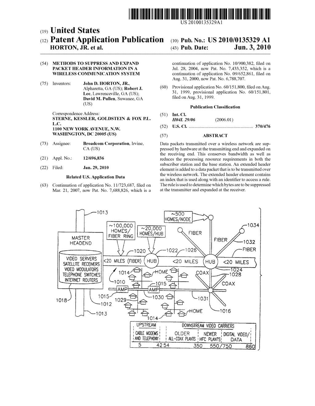 Methods To Suppress And Expand Packet Header Information In A Wireless Communication System - diagram, schematic, and image 01