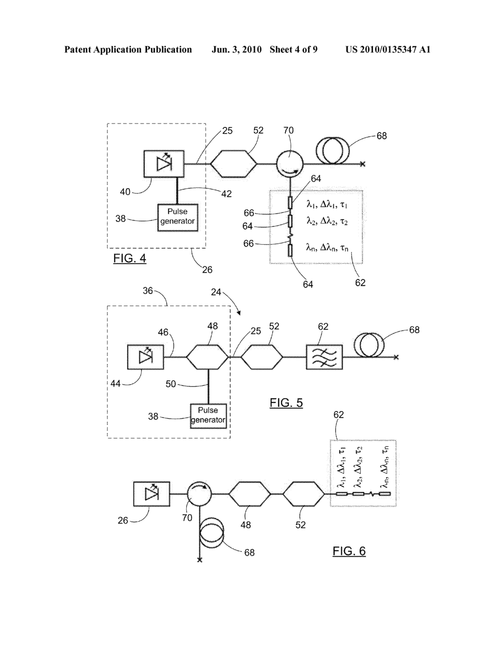 DEVICE AND METHOD FOR GENERATING BURSTS OF PICOSECOND OPTICAL SUB-PULSES - diagram, schematic, and image 05