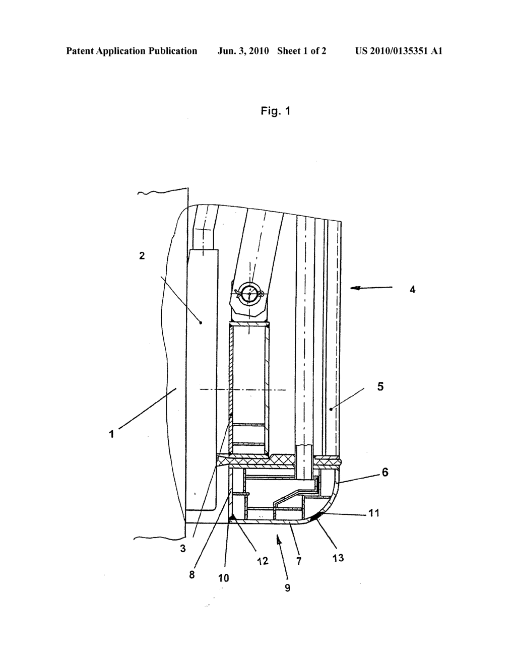 Cooling Device for the Electrodes of a Metallurgical Furnace - diagram, schematic, and image 02