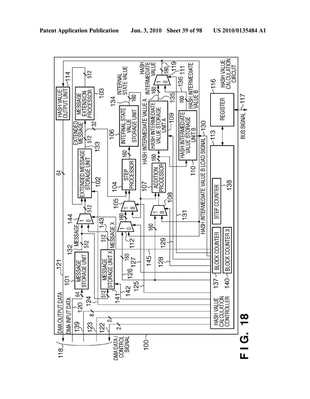 HASH VALUE CALCULATION APPARATUS AND METHOD THEREOF - diagram, schematic, and image 40