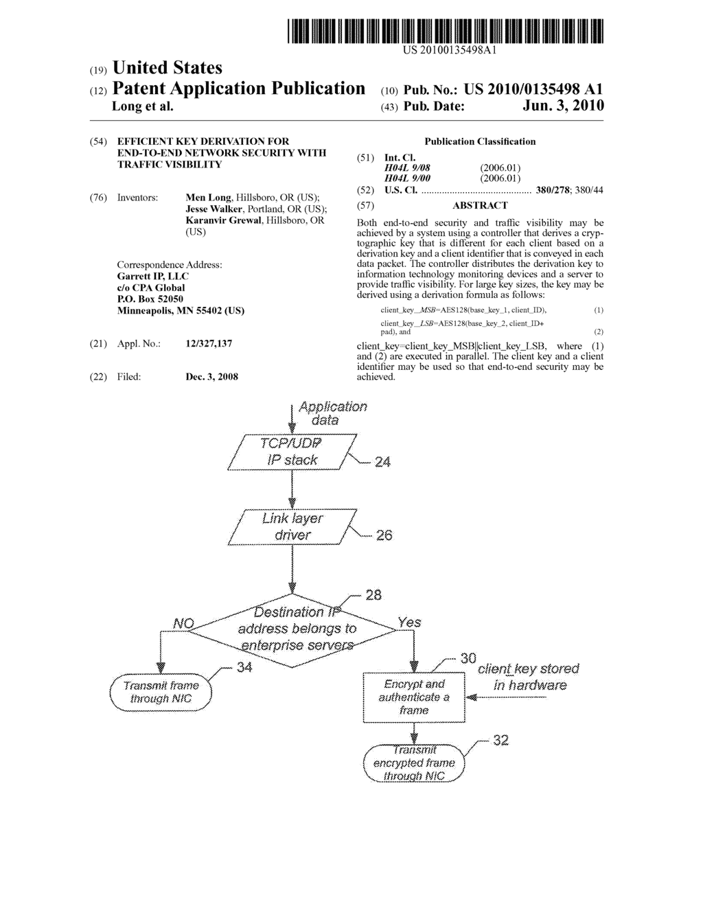 Efficient Key Derivation for End-To-End Network Security with Traffic Visibility - diagram, schematic, and image 01