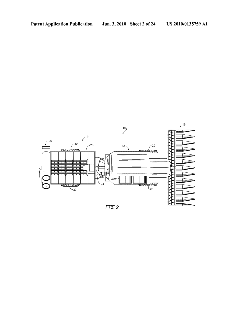 Articulated Combine With Unloading and Rear Bogey Steering Architecture - diagram, schematic, and image 03